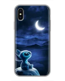 Чехол для iPhone X с картинкой «Лунная ночь Стича»
