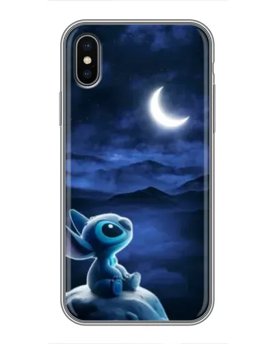 Чехол для iPhone X с картинкой «Лунная ночь Стича» Чехол для iPhone X с картинкой «Лунная ночь Стича»