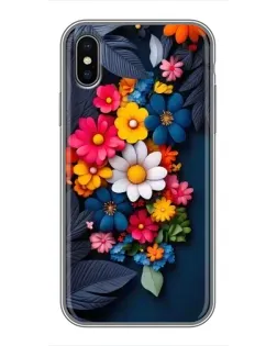 Чохол для iPhone X з картинкою «Квіткова феєрія»