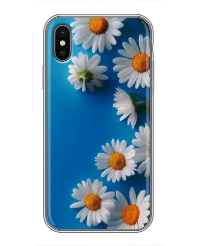 Чохол для iPhone X з картинкою «Білосніжні маргаритки»