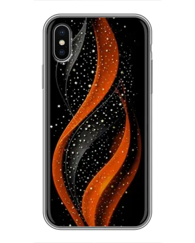 Чохол для iPhone X з картинкою «Вогняна зоряна хвиля» Чохол для iPhone X з картинкою «Вогняна зоряна хвиля»