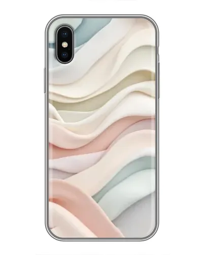 Чохол для iPhone X з картинкою «Пастельні ніжні хвилі» Чохол для iPhone X з картинкою «Пастельні ніжні хвилі»