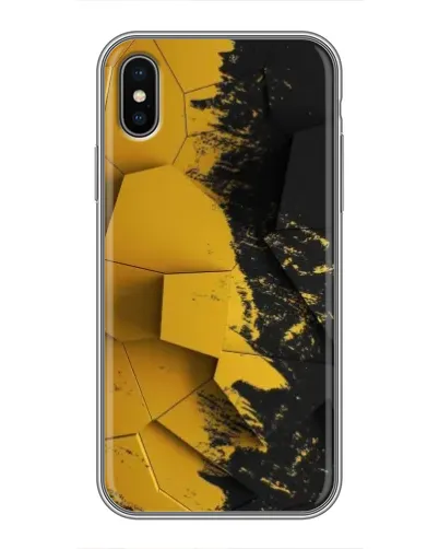 Чохол для iPhone X з картинкою «Золоті уламки геометрії» Чохол для iPhone X з картинкою «Золоті уламки геометрії»