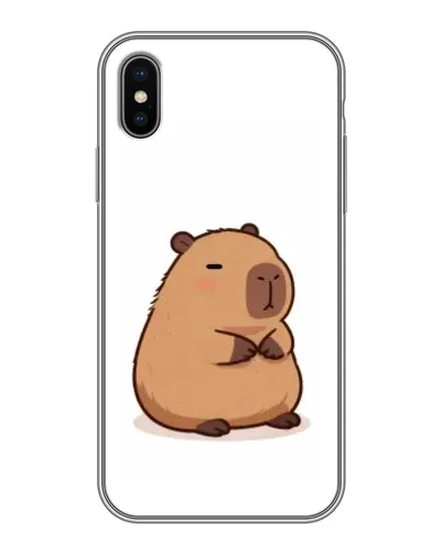 Чохол для iPhone X з картинкою «Товстенька капібара» Чохол для iPhone X з картинкою «Товстенька капібара»