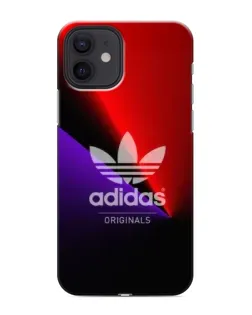 Чехол для iPhone 12 mini с картинкой «Adidas Red Neon»
