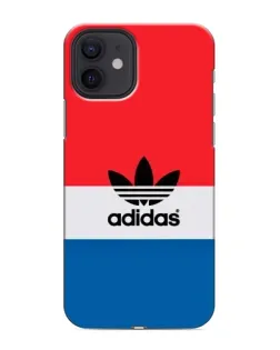 Чехол для iPhone 12 mini с картинкой «Ретро блоки Adidas»