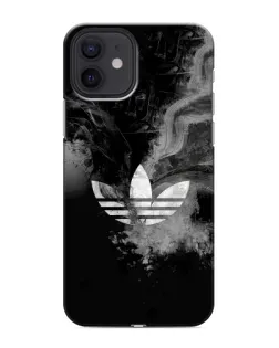 Чехол для iPhone 12 mini с картинкой «Абстрактный дым Adidas»