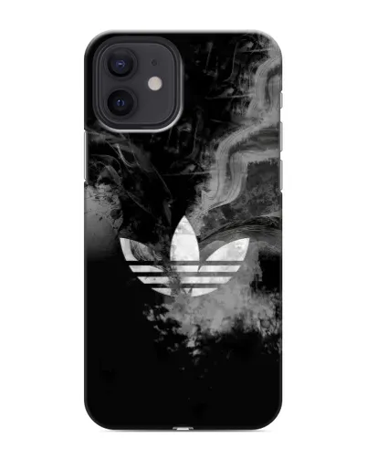 Чехол для iPhone 12 mini с картинкой «Абстрактный дым Adidas» Чехол для iPhone 12 mini с картинкой «Абстрактный дым Adidas»