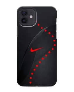 Чехол для iPhone 12 mini с картинкой «Абстрактный дизайн Nike»