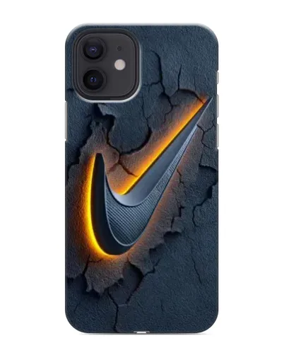 Чехол для iPhone 12 mini с картинкой «Объемный логотип Найк» Чехол для iPhone 12 mini с картинкой «Объемный логотип Найк»