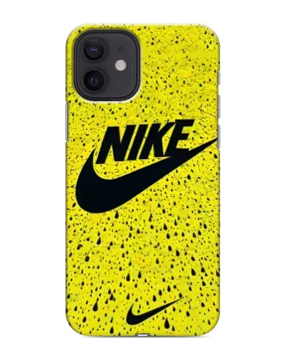 Чехол для iPhone 12 mini с картинкой «Желтый текстурный Nike» Чехол для iPhone 12 mini с картинкой «Желтый текстурный Nike»