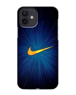 Чохол для iPhone 12 mini з картинкою «Синій пульс Nike»