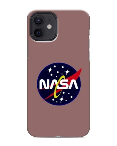 Чехол для iPhone 12 mini с картинкой «NASA — ретро космос» Чехол для iPhone 12 mini с картинкой «NASA — ретро космос»