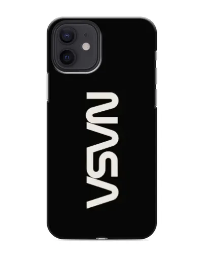 Чехол для iPhone 12 mini с картинкой «NASA — вертикальный логотип» Чехол для iPhone 12 mini с картинкой «NASA — вертикальный логотип»