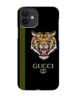 Чехол для iPhone 12 mini с картинкой «Тигр Gucci»