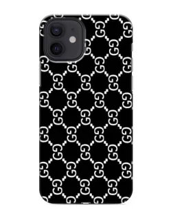 Чехол для iPhone 12 mini с картинкой «Gucci — сетчатый паттерн»