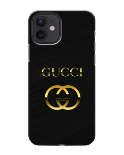 Чехол для iPhone 12 mini с картинкой «Золотой логотип Gucci» Чехол для iPhone 12 mini с картинкой «Золотой логотип Gucci»