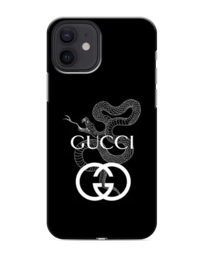 Чехол для iPhone 12 mini с картинкой «Gucci — серебряная змея» Чехол для iPhone 12 mini с картинкой «Gucci — серебряная змея»