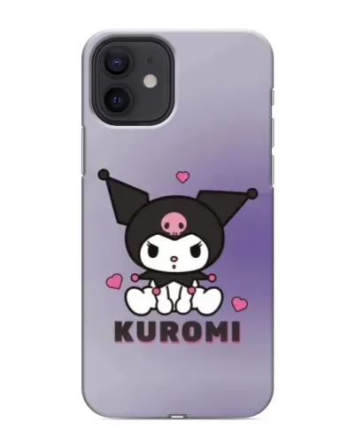 Чехол для iPhone 12 mini с картинкой «Kuromi — фиолетовый арт» Чехол для iPhone 12 mini с картинкой «Kuromi — фиолетовый арт»