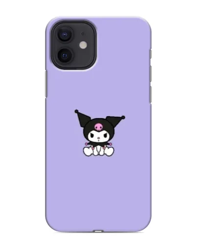 Чехол для iPhone 12 mini с картинкой «Kuromi — фиолетовый минимализм» Чехол для iPhone 12 mini с картинкой «Kuromi — фиолетовый минимализм»