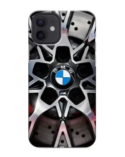 Чехол для iPhone 12 mini с картинкой «BMW — деталь диска»