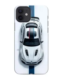 Чехол для iPhone 12 mini с картинкой «Вид сверху — BMW M»