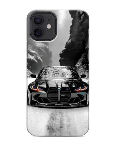 Чохол для iPhone 12 mini з картинкою «BMW — акварельний дрифт» Чохол для iPhone 12 mini з картинкою «BMW — акварельний дрифт»
