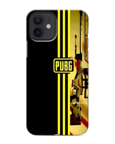 Чехол для iPhone 12 mini с картинкой «PUBG — камуфляжный шлем»