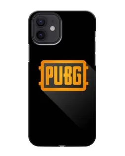 Чехол для iPhone 12 mini с картинкой «PUBG — рамка лого»