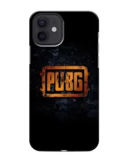 Чехол для iPhone 12 mini с картинкой «PUBG — золотой логотип»
