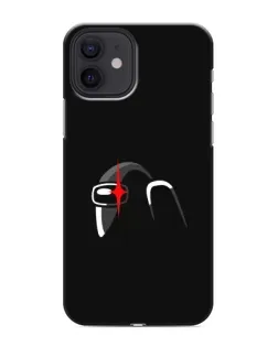 Чехол для iPhone 12 mini с картинкой «Among Us шлем» Чехол для iPhone 12 mini с картинкой «Among Us шлем»