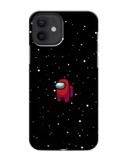 Чехол для iPhone 12 mini с картинкой «Красный Among Us»