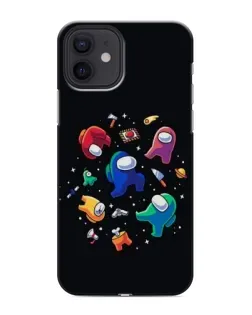 Чехол для iPhone 12 mini с картинкой «Among Us космос»