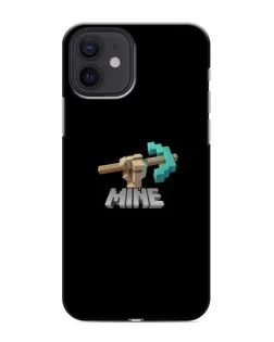 Чехол для iPhone 12 mini с картинкой «Алмазная кирка»