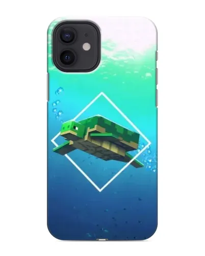 Чехол для iPhone 12 mini с картинкой «Черепаха Minecraft» Чехол для iPhone 12 mini с картинкой «Черепаха Minecraft»