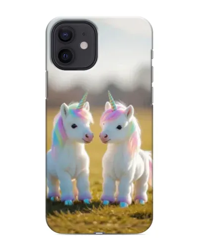 Чехол для iPhone 12 mini с картинкой «Пара единорогов» Чехол для iPhone 12 mini с картинкой «Пара единорогов»