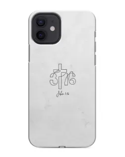 Чехол для iPhone 12 mini с картинкой «Иоанна 3:16 Крест» Чехол для iPhone 12 mini с картинкой «Иоанна 3:16 Крест»