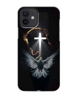 Чехол для iPhone 12 mini с картинкой «Голубь и Свет»