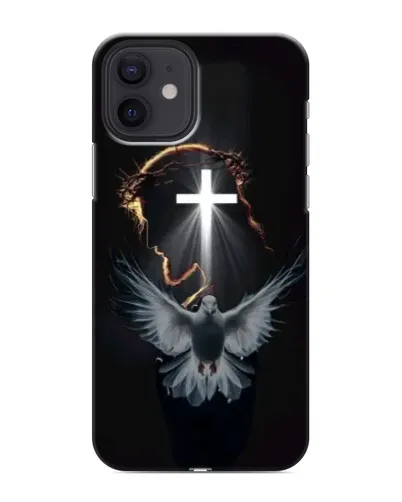 Чехол для iPhone 12 mini с картинкой «Голубь и Свет»