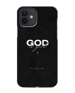 Чехол для iPhone 12 mini с картинкой «GOD — Бог над всем»