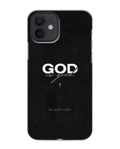 Чехол для iPhone 12 mini с картинкой «GOD — Бог над всем»
