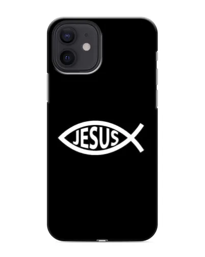 Чехол для iPhone 12 mini с картинкой «Классический Jesus»