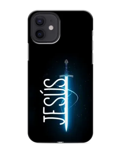 Чехол для iPhone 12 mini с картинкой «Меч Духа Jesus»