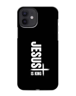Чехол для iPhone 12 mini с картинкой «Вертикаль веры Jesus»