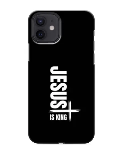 Чехол для iPhone 12 mini с картинкой «Вертикаль веры Jesus»