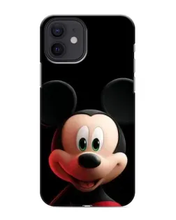 Чехол для iPhone 12 mini с картинкой «Улыбающийся Микки Маус»