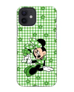 Чехол для iPhone 12 mini с картинкой «Mickey в клетку»
