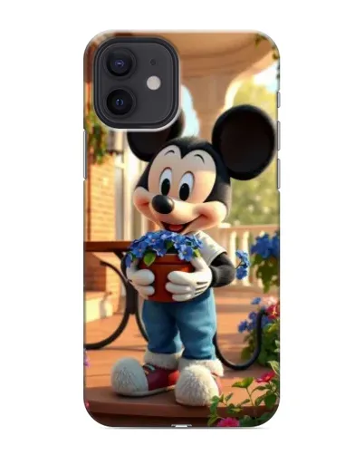 Чехол для iPhone 12 mini с картинкой «Микки садовод» Чехол для iPhone 12 mini с картинкой «Микки садовод»