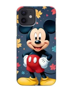 Чехол для iPhone 12 mini с картинкой «Осенний Mickey Mouse»