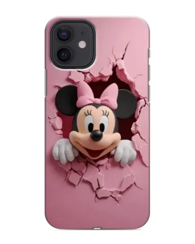 Чехол для iPhone 12 mini с картинкой «Минни сквозь стену» Чехол для iPhone 12 mini с картинкой «Минни сквозь стену»